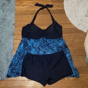❗️❗️SOLD❗️❗️Womens Blue Tankini Swimsuit Bathing Suit Set